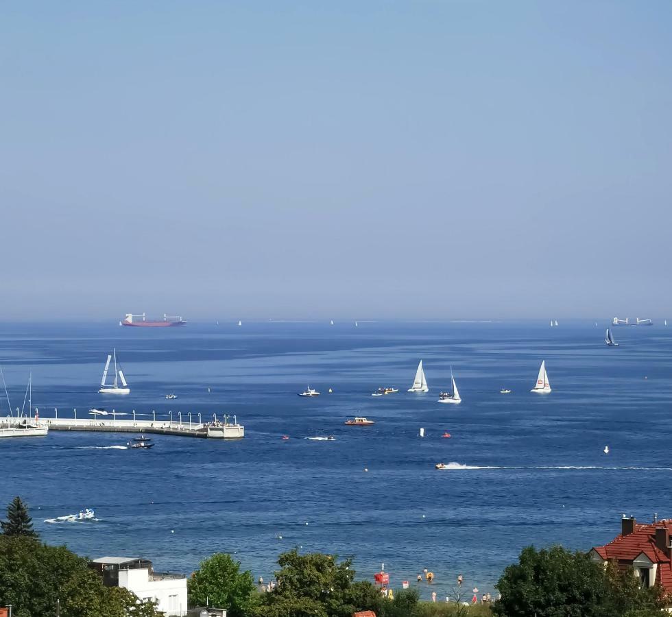 Pokoje Przy Plazy Z Widokiem Na Morze Sopot Exterior photo